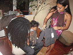 Cotton balls and kaori